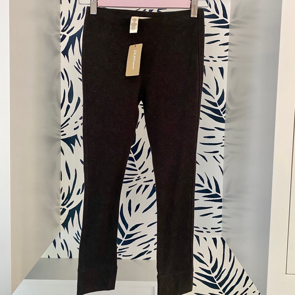 ❤️NWT❤️DKNY❤️Pure Leggings Cropped Wool Blend